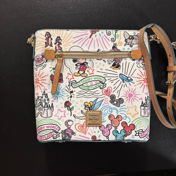 Dooney & Burke Disney Sketch Crossbody Bag - Picture 1 of 9